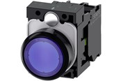 Przyciski i urzadzenia sygnalizacyjne - Siemens Illuminated pushbutton blue - 3SU1102-0AB50-1BA0