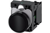 Przyciski i urzadzenia sygnalizacyjne - Siemens Pushbutton black - 3SU1100-0AB10-1BA0