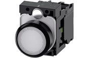 Przyciski i urzadzenia sygnalizacyjne - Siemens Illuminated pushbutton white - 3SU1102-0AB60-1BA0