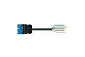 Kable i przewody - Winsta Connecting cable 1m hf eca plug/open-ended blue - 771-9985/216-101