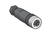 Technologia czujników - TELEMECANIQUE SENSORS Plug m12 5 pol female straight metal - XZCC12FDM50B