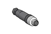 Technologia czujników - TELEMECANIQUE SENSORS Plug m12 5 pol male straight metal - XZCC12MDM50B