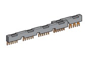 Komponenty do szaf sterowniczych i obudów - Schneider Electric Busbar - GV2G454