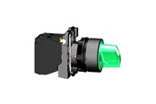 Przyciski i urządzenia sygnalizacyjne - Schneider Electric Harmony rotary switch complete with led and 2 fixed positions in green 230-240vac 1xno + 1xnc xb5ak123m5 - XB5AK123M5