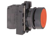 Przyciski i urządzenia sygnalizacyjne - Schneider Electric Harmony push button complete with spring return and flat touch surface in red color 1xnc xb5aa42 - XB5AA42
