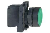Przyciski i urządzenia sygnalizacyjne - Schneider Electric Harmony push button complete with spring return and flat touch surface in green color 1xno xb5aa31 - XB5AA31