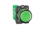 Przyciski i urzadzenia sygnalizacyjne - Schneider Electric Wireless and batteryless push button plastic green ø22 spring return with transmitter - ZB5RTA3
