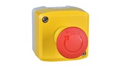 Przyciski i urzadzenia sygnalizacyjne - Schneider Electric Yellow station - 1 red mushroom head pushbutton ø40 turn to release 1no+2nc - XALK178G