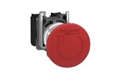 Przyciski i urzadzenia sygnalizacyjne - Schneider Electric Harmony emergency stop complete with ø40 mm toad head in red with push / turn function and 2xnc xb4bs8444 - XB4BS8444