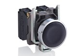 Przyciski i urządzenia sygnalizacyjne - Schneider Electric Harmony push button complete with spring return and flat touch surface in black color 1xno xb4ba21 - XB4BA21