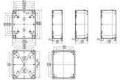 Rozdzielnice i szafy sterownicze - Schneider Electric Abs ind box 241x192x87 lo tr - NSYTBS24198