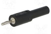Instrumenty - Elma Instruments Banana plug adapter - ada ø4/4mm black 1057 - 5706445321261