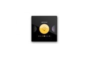 Inteligentne instalacje budowlane - Niko-Servodan Digital black connected customisable control screen for niko home control 24 v screw fixing - 550-18001