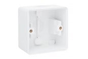Przelaczniki - Niko-Servodan Splashproof surface-mounting box with two single flexible inputs for mounting one function white - 701-83101