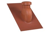 Dach i elewacja - SABETOFLEX roof hood 5-45° ø160 red pib - UN331600545