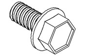 Rozdzielnice i szafy sterownicze - Cubic Thread forming hex flange head screw din7500 form d - 2012-0816