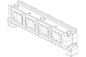 Rozdzielnice i szafy sterownicze - Cubic Busbar holder complete s2000/s2000hd - 0142-0000