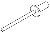 Rozdzielnice i szafy sterownicze - Cubic Tubular rivet countersunk - 2055-0400