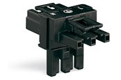 Kable i przewody - Winsta T-joint dist conn 3-pole black - 770-615