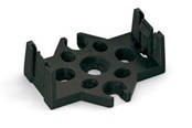Kable i przewody - Winsta Mounting plate 3-pole black - 770-623