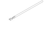 Rozdzielnice i szafy sterownicze - Tabula Wire 6mm blue l=480mm - 220E5151