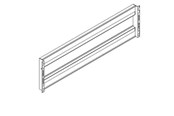 Rozdzielnice i szafy sterownicze - Tabula Escutcheon plate 4x1m - 220E3034