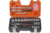 Narzędzia - BAHCO socket set 1/2 24 pieces 10-32mm - S240
