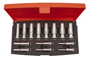 Narzędzia - BAHCO socket set 3/8 lang 14 pieces 6-19mm - S1214L