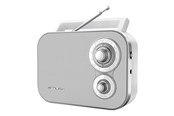 Radio DAB i budzik - NEW-ONE Muse - FM/MW - Biały - M-051 RW
