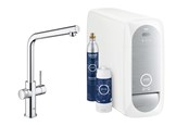Baterie i armatura - Grohe Blue Home kichen mixer L-spout chrome - 31454001