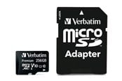 Karta pamięci - Verbatim Premium microSD/SD - 90MB/s - 256GB - 44087