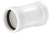 Produkty odwadniajace - Wavin Wafix pp double socket sleeve ø40 mm white - 1440105