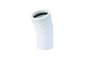 Produkty odwadniajace - Wavin Wafix pp bend 15° x 32 mm white - 1440300