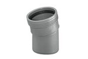 Produkty odwadniajace - Wavin Wafix pp bend 15° x 75 mm grey - 1450320
