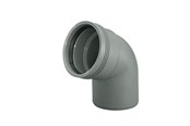 Produkty odwadniajace - Wavin Wafix pp bend 67° x 110 mm grey - 1450345
