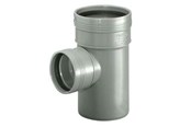 Produkty odwadniające - Wavin Wafix pp branch 88.5° ø110 x ø50 mm grey - 1450450