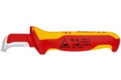 Narzedzia reczne  - KNIPEX Nóż do ściągania izolacji, ze stopką prowadzącą - 98 55
