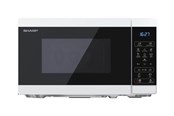 Kuchenka mikrofalowa, mini piekarnik - Sharp YC-MS02E-W - microwave oven - freestanding - white - YC-MS02E-W