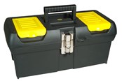 Skrzynki narzedziowe i systemy przechowywania - Stanley 16 2000 metal latchtoolbox (16013) - 1-92-065
