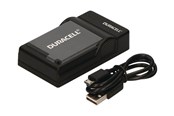 Bateria do aparatu & uchwyt do baterii - DURACELL Charger with USB Cable for DRC11L/NB-11L - DRC5910