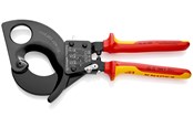 Narzedzia reczne  - KNIPEX Nożyce do kabli, (z mechanizmem zapadkowym) - 95 36 280