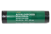 Akcesoria do czyszczenia - G.Funder Garbage bags with drawstring 20 liters - standard quality - 5701137010409