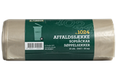 Akcesoria do czyszczenia - G.Funder Container garbage bags for 120 liter container clear plastic 10 bags per roll - heavy duty quality - 5701137010249