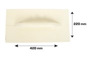 Narzedzia - Work>it Plaster float Yellow-PUR 220 x 420mm - 76212