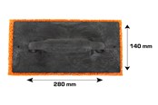 Narzedzia - Work>it Plaster float rubber 140 x 280mm - 18mm - 76226
