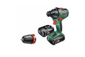 Wiertarka i śrubokręt elektryczny - Bosch AKKUBORESKRUEMASKINE ADV 18 2X2.5AH - 06039B5006