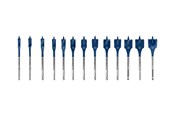 Wiertla & Bity - Bosch Flat Milling Drill Bit Set Self-Cut 10-32 mm 13 Bits - 2608900336