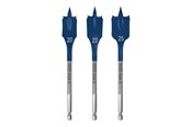 Wiertla & Bity - Bosch Flat Milling Drill Bit Set Self-Cut 20-25 mm 3 Bits - 2608900331