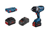 Wiertarka i śrubokręt elektryczny - Bosch Professional SLAGNÃ˜GLE GDS 18V-1000 2X5.5 PC L-BOXX - 06019J8303