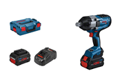 Wiertarka i śrubokręt elektryczny - Bosch Professional IMPACT WRENCH GDS 18V-1050 H 2X8.0 PC L-BOXX - 06019J8502